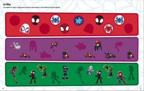 Spidey e i suoi fantastici amici. Superstaccattacca. Con adesivi. Ediz. a colori - 4