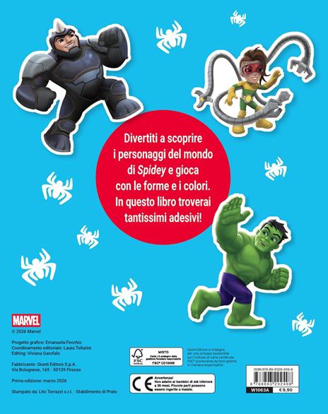 Spidey e i suoi fantastici amici. Superstaccattacca. Con adesivi. Ediz. a colori - 2