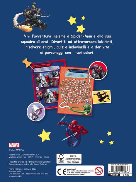 Spiderman. Marvel. 100 sfide. Attività e giochi. Sticker special color - 2