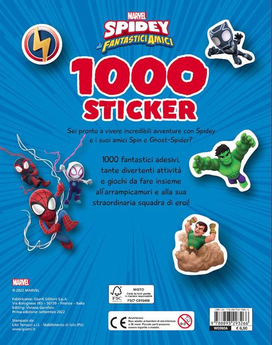 Spidey e i suoi fantastici amici. 1000 stickers. Ediz. a colori - 2