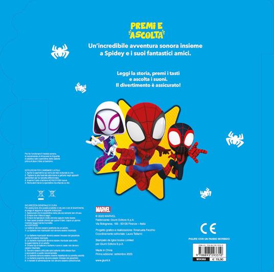 Spidey e i suoi fantastici amici. Premi e ascolta. Ediz. a colori - 2
