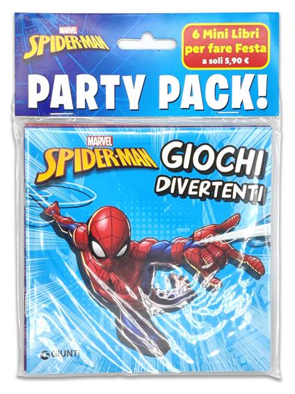 Spiderman, Party pack. 6 mini libri per fare festa - Walt Disney - copertina