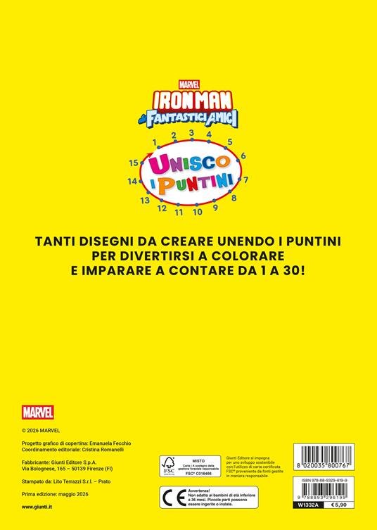Iron Man e i suoi fantastici amici. Unisco i puntini. Ediz. a colori - 2