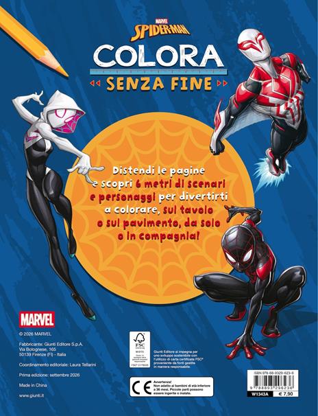 Spider-Man. Colora senza fine. 6 metri da colorare - Walt Disney - 2