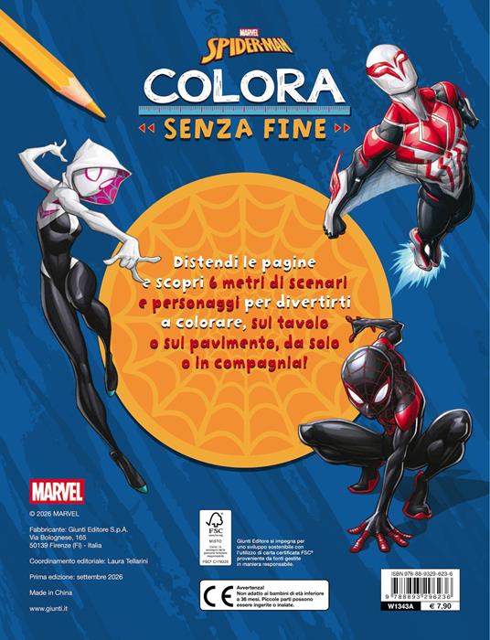 Spider-Man. Colora senza fine. 6 metri da colorare - Walt Disney - 2
