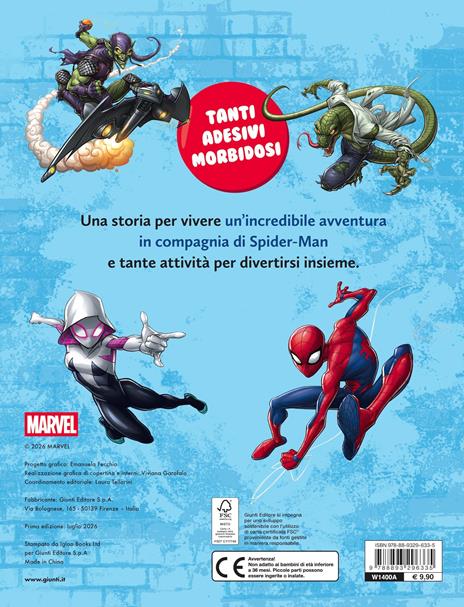 Spider-Man. Storia e giochi. Bubble stickers. Ediz. a colori. Con Adesivi - 2
