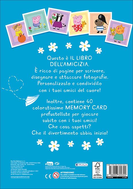 Il libro dell'amicizia. Peppa Pig. Con 40 carte - Elisa Carati - 2