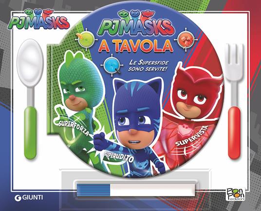 A tavola con Pj Masks. Le supersfide sono servite! Con gadget - copertina