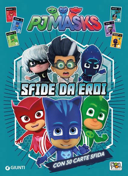 Sfide da eroi. Pj Masks. Ediz. a colori. Con Carte - copertina