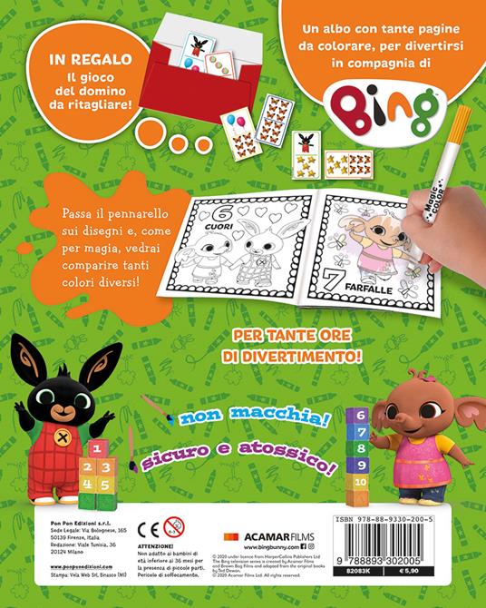 Conta con Bing! Albo magico. Ediz. a colori. Con pennarello svelacolori - 3