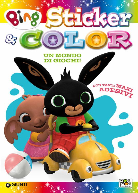 Mondo di giochi. Sticker & color. Bing. Con adesivi. Ediz. a colori - Cristina Panzeri - copertina
