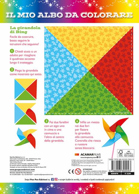 Mondo di giochi. Sticker & color. Bing. Con adesivi. Ediz. a colori - Cristina Panzeri - 2