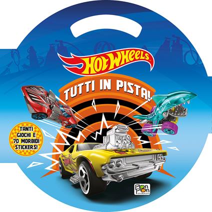Tutti in pista! Hot Wheels. Puffy sticker. Con adesivi. Ediz. a colori - Alice Torricelli - copertina