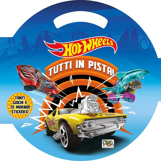 Tutti in pista! Hot Wheels. Puffy sticker. Con adesivi. Ediz. a colori - Alice Torricelli - copertina