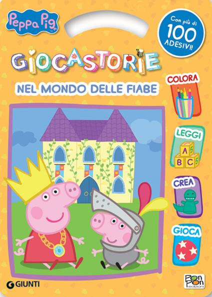 Nel mondo delle fiabe. Peppa pig. Activity book. Con adesivi. Ediz. a colori - copertina
