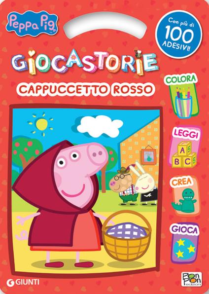 Cappuccetto rosso. Peppa pig. Activity book. Con adesivi. Ediz. a colori - copertina