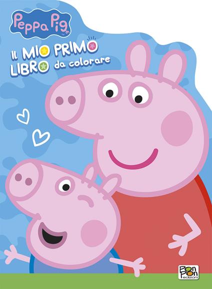 Il mio primo libro da colorare. Activity book. Maxy color. Peppa Pig. Ediz. a colori - copertina