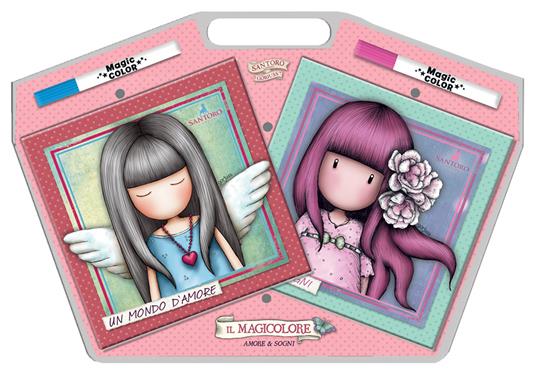 Amore & sogni. Magicolore. Gorjuss. Ediz. illustrata. Con pennarello svelacolori - copertina