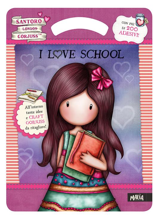 I love school. Activity book. Gorjuss. Ediz. a colori - copertina