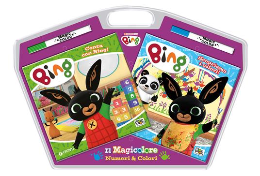 Numeri & colori. Il Magicolore. Bing. Ediz. illustrata. Con 2 pennarello magico - copertina