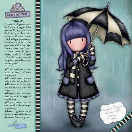 Un anno da sogno. Gorjuss. Calendario. Con Adesivi - 3