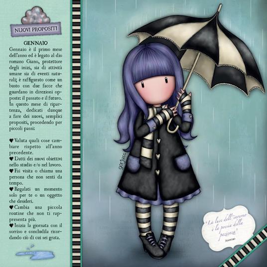 Un anno da sogno. Gorjuss. Calendario. Con Adesivi - 3