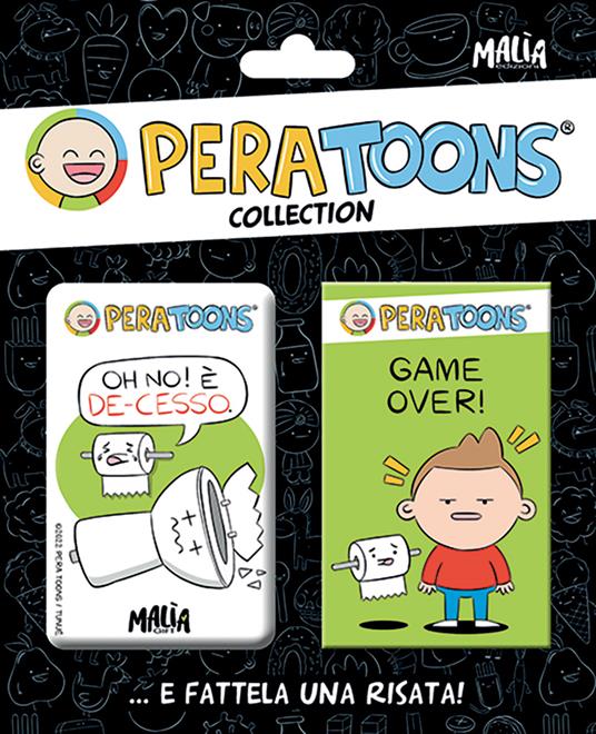 Magnete de-cesso. Pera Toons collection. Con booklet - copertina
