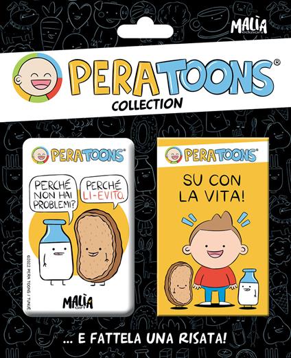 Magnete li-evito. Pera Toons collection. Con booklet - copertina