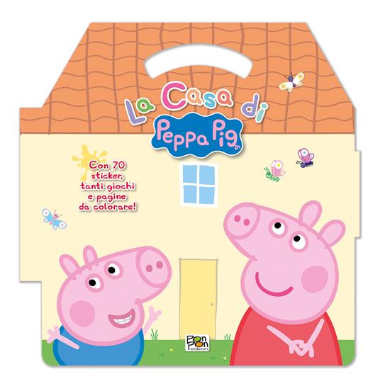 La casa di Peppa Pig. Puffy sticker. Peppa Pig. Ediz. a colori. Con Adesivi - copertina