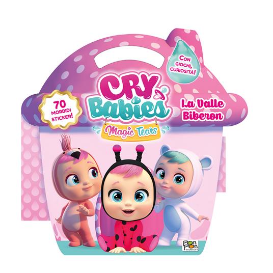 La valle Biberon. Cry babies. Puffy sticker. Ediz. a colori. Con Adesivi - copertina