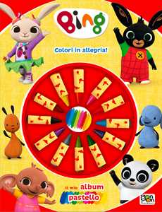 Colori in allegria! Bing. Il mio album pastello. Ediz. a colori. Con 12 pastelli a cera