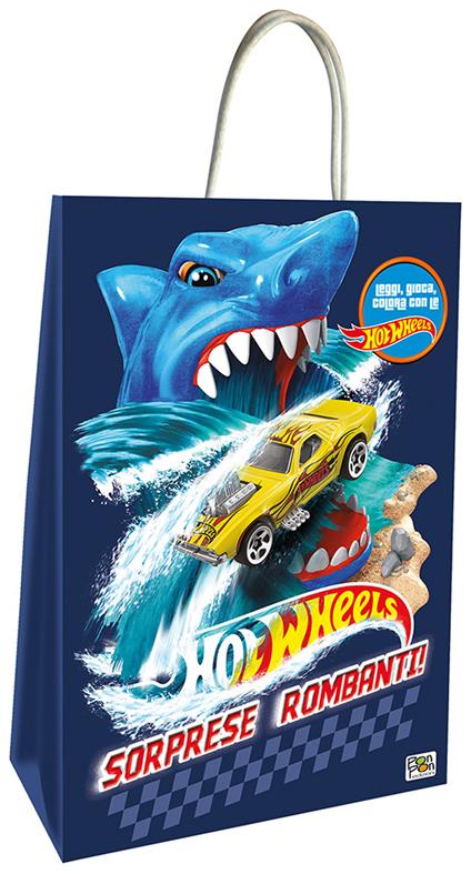 Sorprese rombanti. Shopper bag. Hot Wheels. Ediz. a colori. Con Prodotti vari - copertina