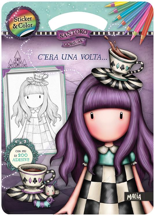 C'era una volta... Gorjuss. Sticker & color. Ediz. a colori. Con Adesivi - Lisa Capiotto - copertina