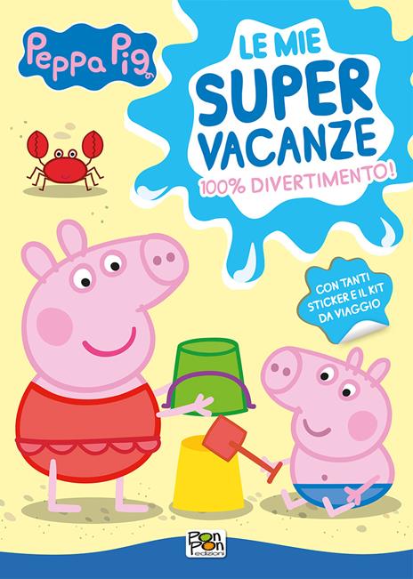 Le mie super vacanze. Activity book. Peppa Pig. Ediz. a colori - copertina