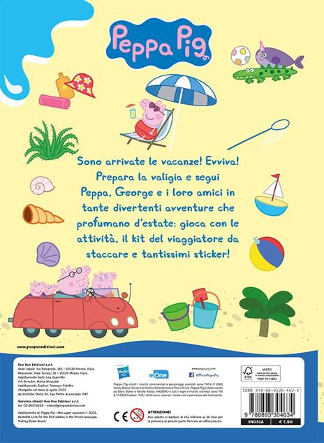 Le mie super vacanze. Activity book. Peppa Pig. Ediz. a colori - 2