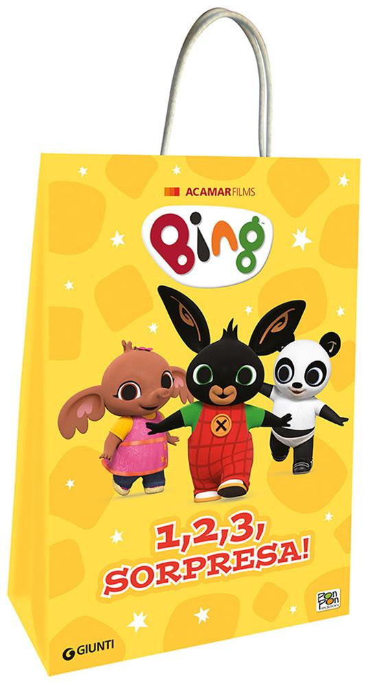 1, 2, 3, sorpresa! Shopper bag. Bing. Ediz. a colori. Con Prodotti vari - copertina