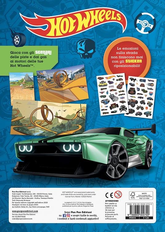 Gioca in pista! Hot Wheels. Scenari sticker. Ediz. a colori - 2