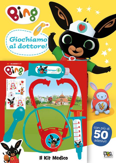 Giochiamo al dottore! Bing. Ediz. a colori. Con kit medico - Cristina Panzeri - copertina