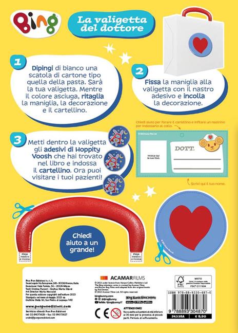 Giochiamo al dottore! Bing. Ediz. a colori. Con kit medico - Cristina Panzeri - 2