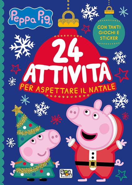 24 attività per aspettare il Natale. Peppa Pig. Ediz. a colori - copertina