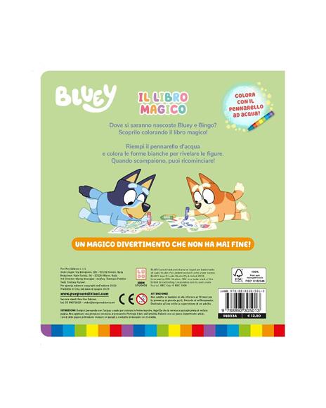 A casa di Bluey. Libro magico. Bluey. Ediz. a colori. Con pennarello ad acqua - Cristina Panzeri - 2