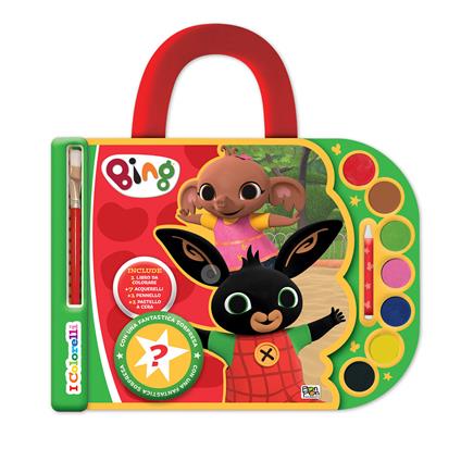 Bing. Valigetta con acquerelli. I colorelli. Ediz. a spirale. Con acquerelli, pennello, pastello a cera bianco e sorpresa - Lisa Capiotto - copertina