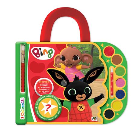 Bing. Valigetta con acquerelli. I colorelli. Ediz. a spirale. Con acquerelli, pennello, pastello a cera bianco e sorpresa - Lisa Capiotto - copertina