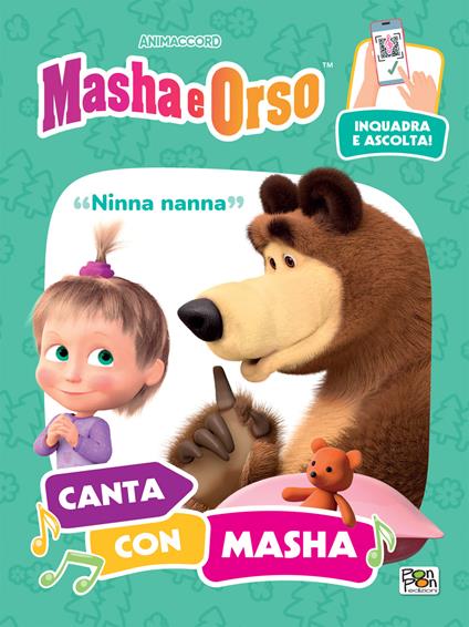 Ninna nanna. Canta con Masha. Masha e Orso. Ediz. a colori. Con QR code per ascoltare la canzone - copertina