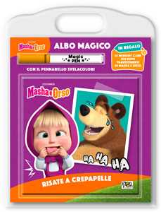 Risate a crepapelle. Masha e Orso. Albo magico. Ediz. a colori. Con pennarello svelacolori