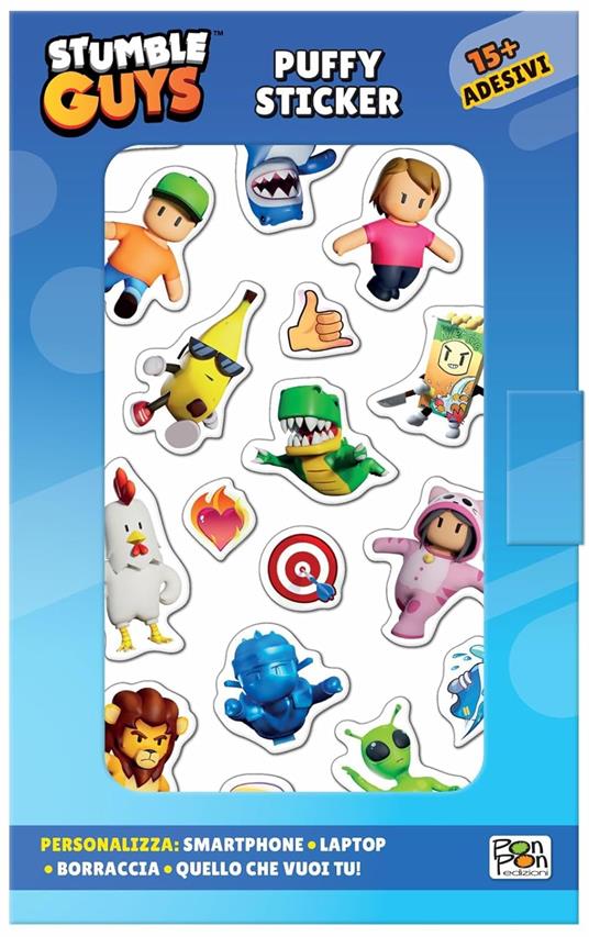 Attacca e inciampa. Puffy sticker. Stumble guys. Ediz. a colori - Lucia Marenzi - 2
