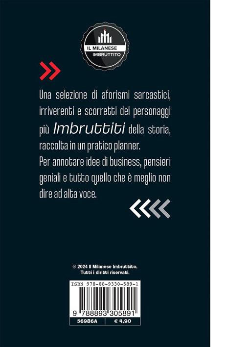 Bella storia. Il Milanese Imbruttito. Notebook - 2