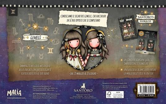 Gemelli. Gorjuss. Box zodiaco. Ediz. a colori. Con calamita - 3