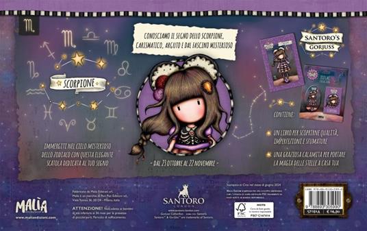 Scorpione. Gorjuss. Box zodiaco. Ediz. a colori. Con scatola - 3