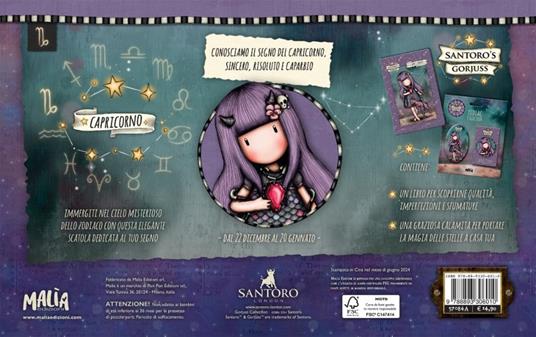 Capricorno. Gorjuss. Box zodiaco. Ediz. a colori. Con calamita - 3